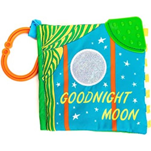 KIDS PREFERRED Goodnight Moon Soft Book with On The Go Clip, 5 Inches