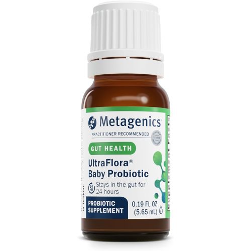 Metagenics UltraFlora Baby Probiotic - Baby Probiotic Drop - for Babies & Young Children - Kids Probiotics - with Bifidobacterium Animalis SSP. Lactis & Lactobacillus Rhamnosus GG - 0.19 fl oz