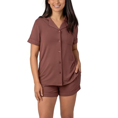 Kindred Bravely Clea Classic Short Sleeve Maternity & Nursing Pajama Set