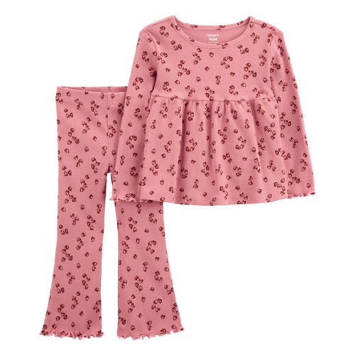 Baby 2-Piece Floral Top & Flare Legging Set - Carter's | Carter's