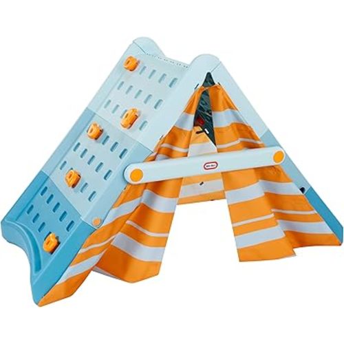 Little Tikes Campin’ & Climb Wall, Active Play Climbing Wall and Tent, for Boys and Girls Ages 3+ Years
