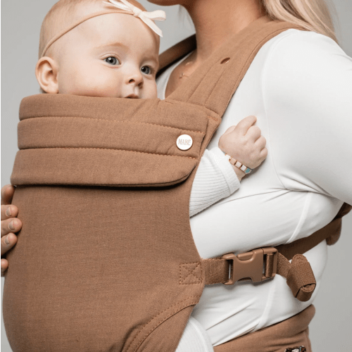 MABĒ The Monarch Baby Buckle Carrier - Mocha