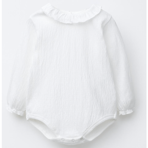 TEXTURED BODYSUIT - Oyster-white | ZARA United States