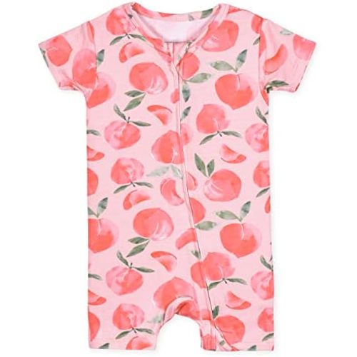 Gerber® | Buttery Soft Short Sleeve Romper In Style Just Peachy