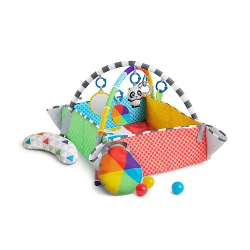 Baby Einstein Patch's Playspace Activity Play Mat & Ball Pit Gym with Music, Age Newborn+