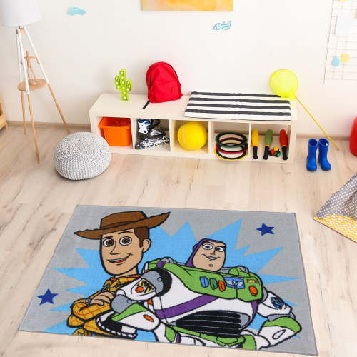 Disney Pixar Toy Story Friends Multicolor Kids Plush Youth Indoor Area Rug, 3'x5'