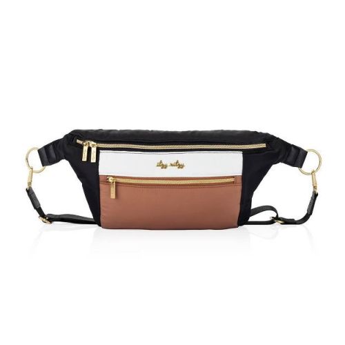 Itzy Ritzy Fanny Pack & Crossbody Diaper Bag - Coffee & Cream