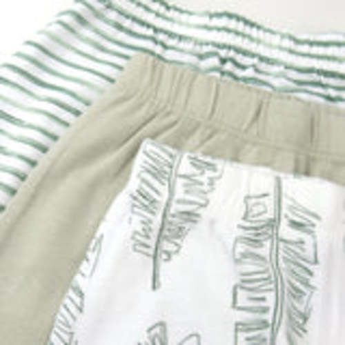 3-Pack Organic Cotton Footed Pants | Honest Baby Clothing JUMBO LEAF SAGE 0-3MO