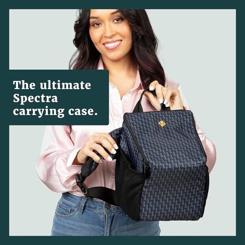 Portable Breast Pump Bag, Spectra S1 Bag. Belt Bag Pumping Bag - Pump-A-Porter - Idaho Jones | Hands Free Carrying Breastpump Bag Turns Electric Breast Pump Into Wearable Breast Pump - Gray Wave