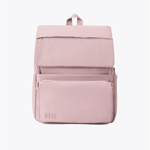 BÉIS 'The Ultimate Diaper Backpack' in Atlas Pink - Best Pink Backpack Diaper Bag