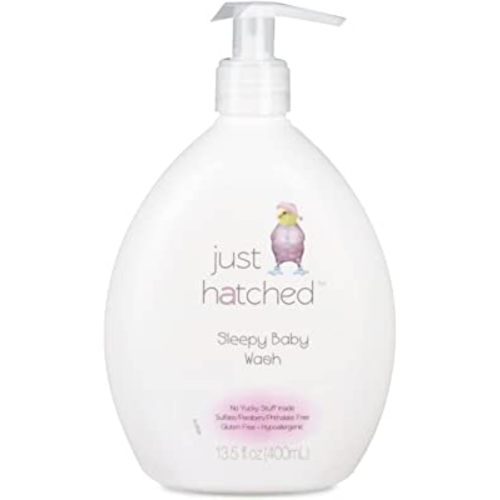 Just Hatched Sleepy Baby Wash, Made with Essential Oils, Relaxing, Calming, Moisturizing, Gluten Free, Hypoallergenic, 13.5 fl oz