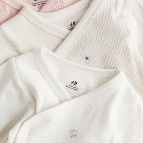 3-PACK WRAPOVER BODYSUITS