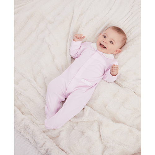 Pink Kissy New Beginnings Footie w/Collar