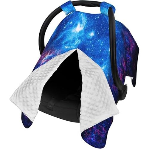 Galaxy Baby Car Seat Canopy Cover 39x27.5 Inches Multi Use Nursing Cover for Newborn Car Seat Canopy Mom Nursing Breastfeeding Covers Newborn Shower Gifts