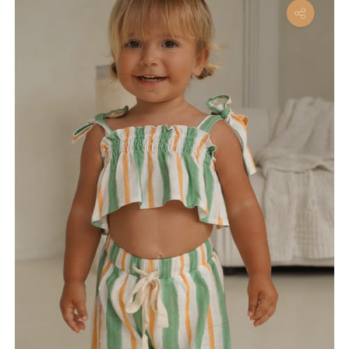 SORRENTO TIE CROP & PANT SET