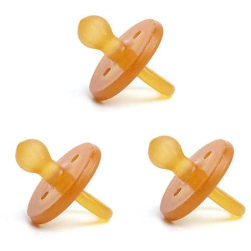 Round Natural Pacifier 3-Pack