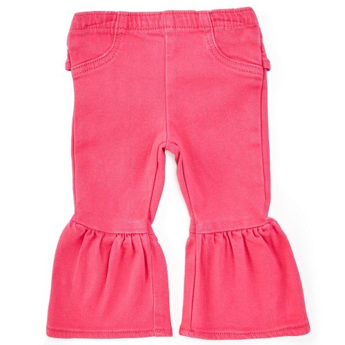 Wrangler® Baby Girls Newborn-24 Months Lacey Flare Leg Ruffle-Seat Jeans