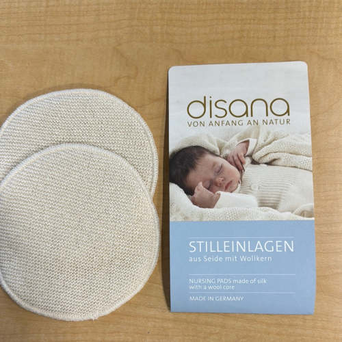 Disana Nursing Pads - Silk-Wool-Silk