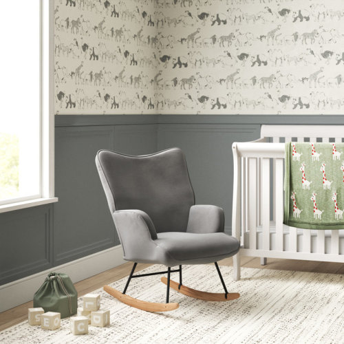 Wade Logan® Adraya Annie Rocking Chair & Reviews | Wayfair