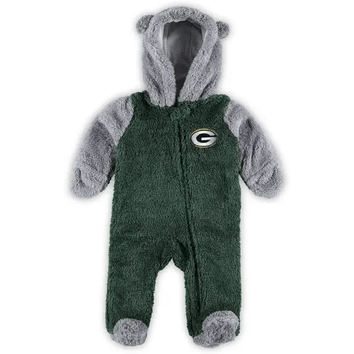 Outerstuff Newborn & Infant/NFL Game Nap Teddy Fleece Bunting Full-Zip Sleeper