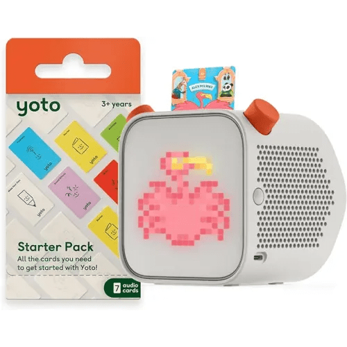 Yoto Player Bluetooth Speaker for Kids - Plays Stories, Music, Podcasts with Starter Pack