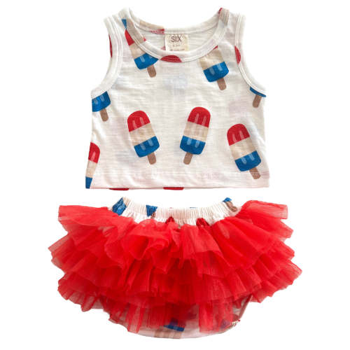 Popsicle / Organic Tutu Bloomer Set