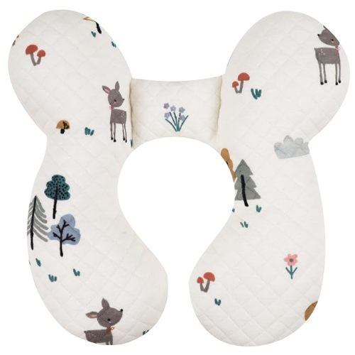 Blublu Park Baby Travel Pillow Upgraded, Soft Baby Head Support Pillow for Newborn Toddler,Babies Neck Car Seat, Pushchair and Strollers, Deer