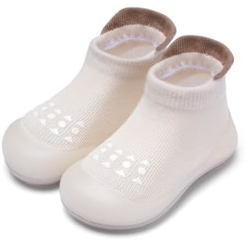 Baby Sock Shoes Baby Walking Shoes Infant Non-Slip Breathable Slippers with Soft Rubber Sole Baby Boys Girls Sneakers