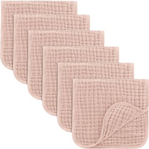 Muslin Burp Cloths - Pack of 6