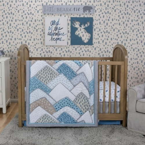 Trend Lab Baby Nursery Crib Bedding Set, Big Sky 4 Piece