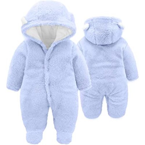 XMWEALTHY Unisex Baby Clothes Winter Coats Cute Newborn Infant Jumpsuit Snowsuit Bodysuits Registry for Baby Essentials Stuff