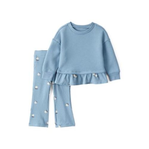 Toddler Girls Flared Pants Set
