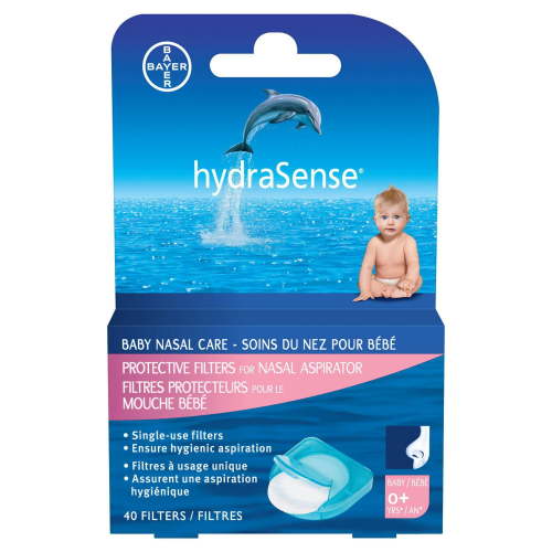 hydraSense Baby Nasal Aspirator Protective Filters for Children 0+ Years, 40 Filters - Walmart.ca