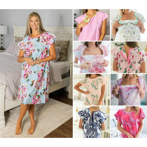 Gownies - Patient Hospital Gown / Perfect For Procedures / Surgery / Shoulder / Recovery & Treatments / Cheerful Prints / Unique Gift