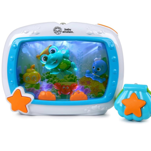 Baby Einstein Sea Dreams Soother Musical Crib Toy and Sound Machine, Newborn and up