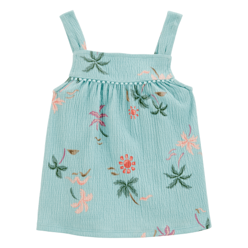 Toddler Palm Tree Crinkle Jersey Tank - Carter's | Carter's
