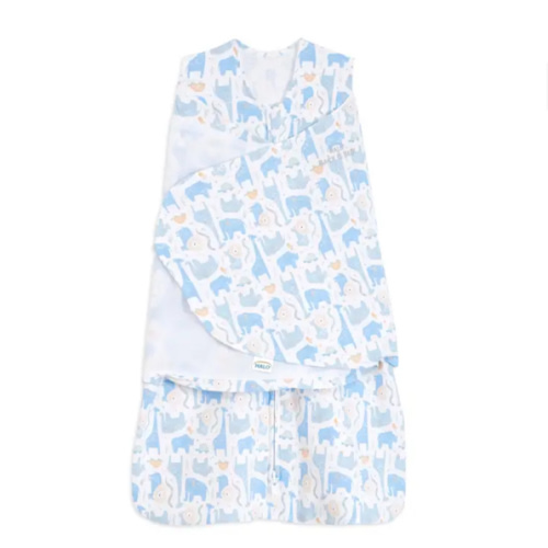 HALO Swaddle - Newborn, Blue Safari