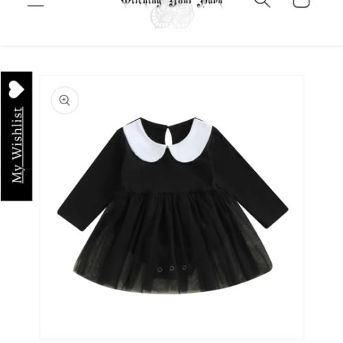 Baby Wednesday Tulle Onesie (Babies/Toddlers) – Witching Hour Baby