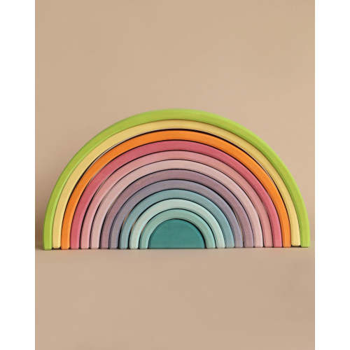 Large Wooden Rainbow, Pastel