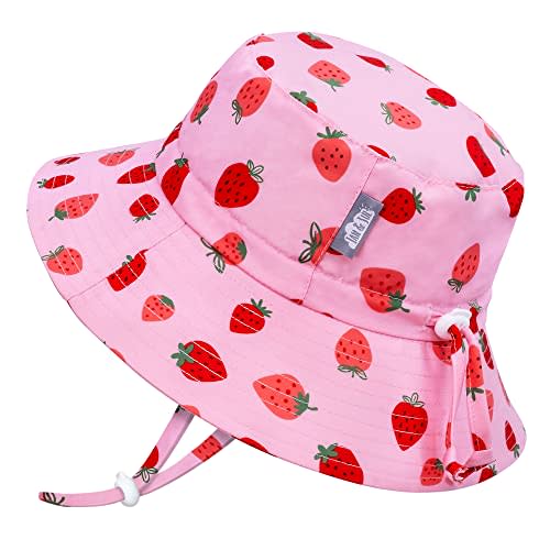 JAN & JUL Girls' Adjustable Water Resistant Bucket Sun-hat 50+ UPF