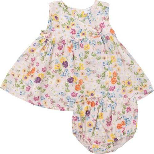 Cheery Mix Floral Kimono Dress & Bloomer, Multi