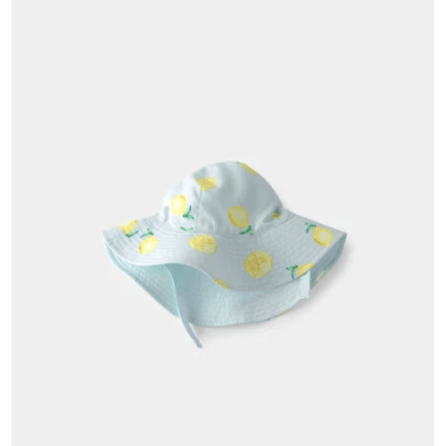 Baby Girl Reversible Lemon Swim Hat - Blue | Carter's