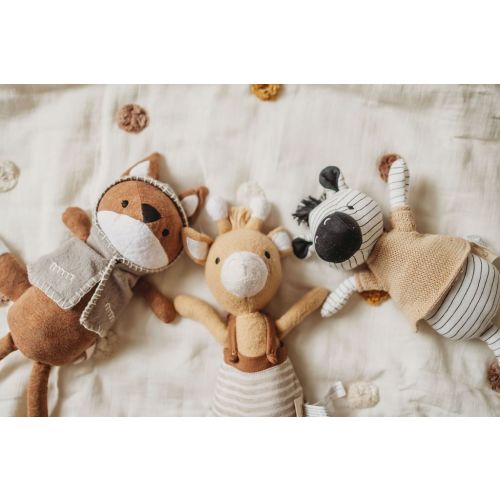 Zulu Zebra Stuffed Animal | Crane Baby