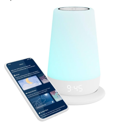 Hatch Rest+ Baby & Kids Sound Machine | 2nd Gen | Child’s Night Light, Alarm Clock, Toddler Sleep Trainer, Time-to-Rise, White Noise, Bedtime Stories, Portable, Backup Battery (with Charging Base)