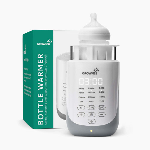 GROWNSY Fast Bottle Warmer with Auto-Lift and Night Light