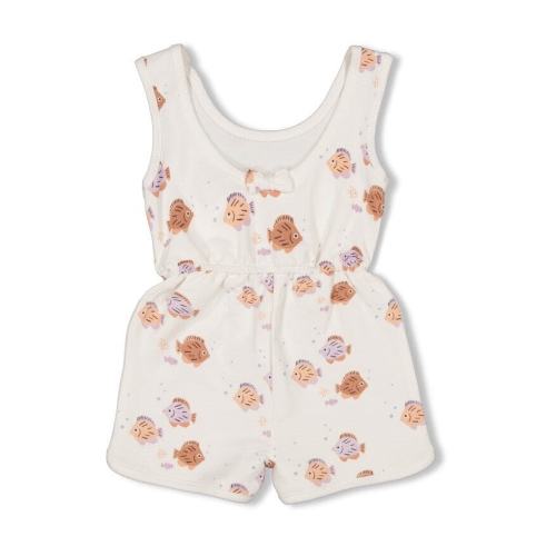 9M SPLASH Allover Print Soft Brushed French Terry Playsuit