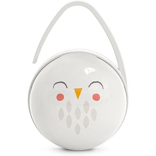 Suavinex Bonhomia 2 in 1 Duo Baby Pacifier Case, Pacifier Holder, Holds 2 Baby Pacifiers, Baby Accessories, (Beige)