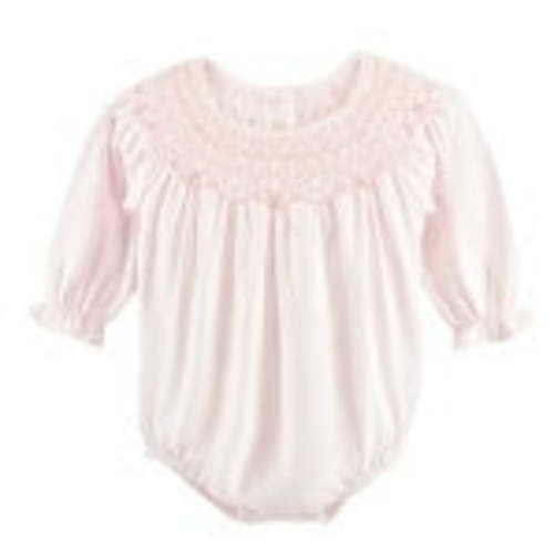 Smocked Bishop Bubble w/ Embroidery