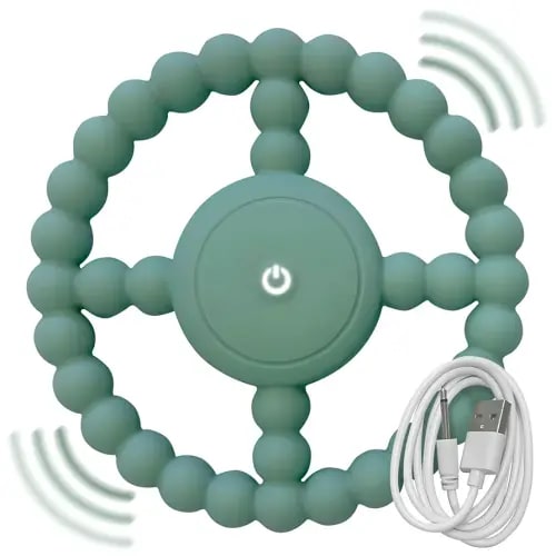 Vibrating Sensory Chew Toy - Superior Sensory Experience to Standard Autism Chew Toys. USB Chargeable. 3X Vibration Settings. Sensory Chew Toys for Autistic Children & Vibrating Teether for Baby