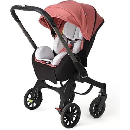 Citi 2.0 Pro Baby Stroller, Rear-Facing Stroller with Adjustable Canopy and Extendable Seat Panel, Pink